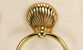 クラシック 貝殻タオルリング